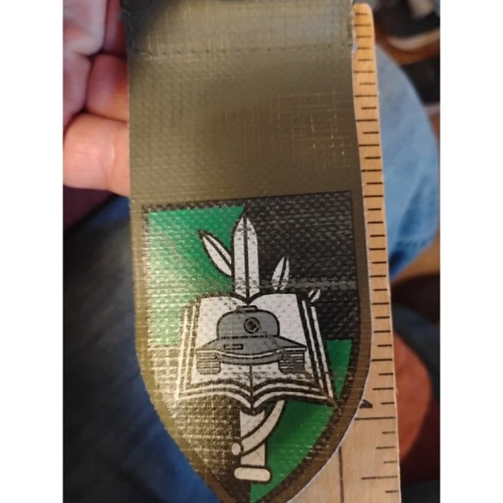 ISRAEL IDF Shoulder Tag 195th Armoured Tank Brigade Magen Tank Sword Book‎